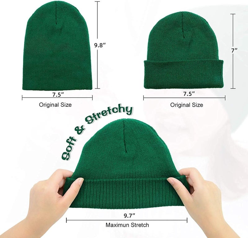 Zando Soft Kids Toddler Baby Beanie - Cute Warm Knit Winter Hat for Boys Girls Slouchy Beanies Daily & Halloween Wear - Image 4